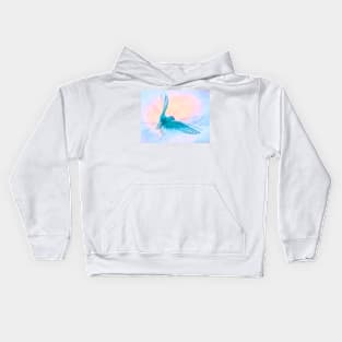 Ethereal Arctic Tern Kids Hoodie